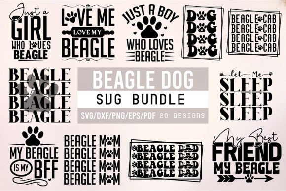 Beagle Dog SVG Bundle Free