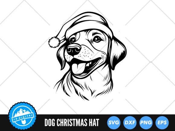 Christmas Dog SVG Festive Dog SVG