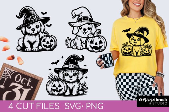 Cute Halloween Dog SVG