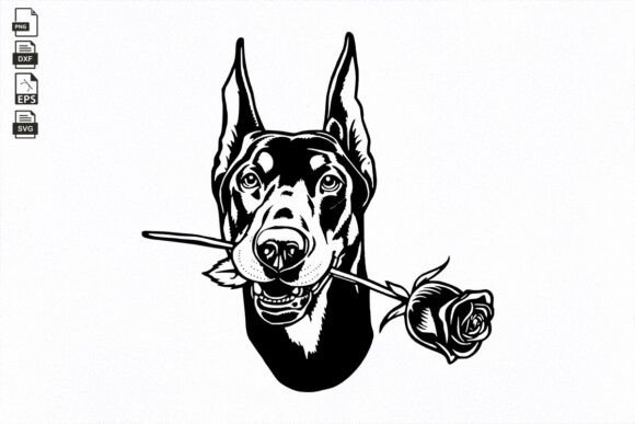 Doberman Svg for Real Projects