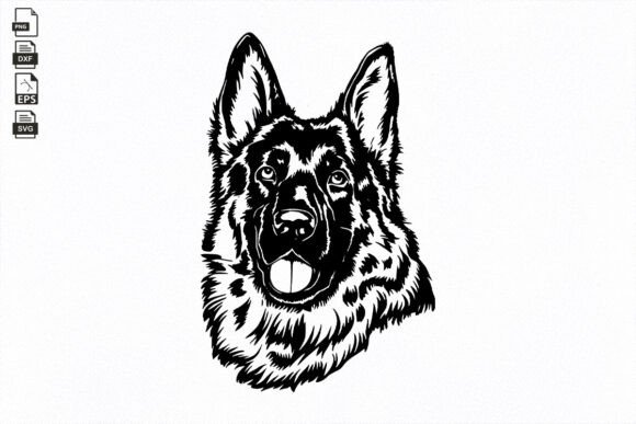 German Shepherd Svg for Real Projects