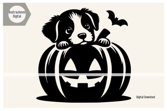 Halloween Dog SVG File Clipart PNG DXF
