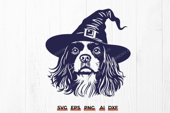 Halloween Witch Dog SVG