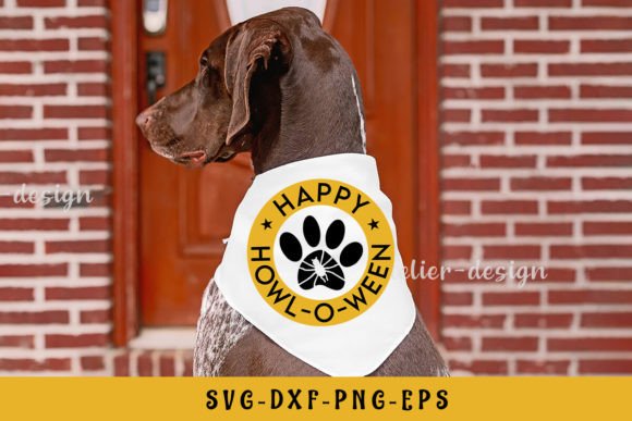Happy Howl-o-ween Dog SVG