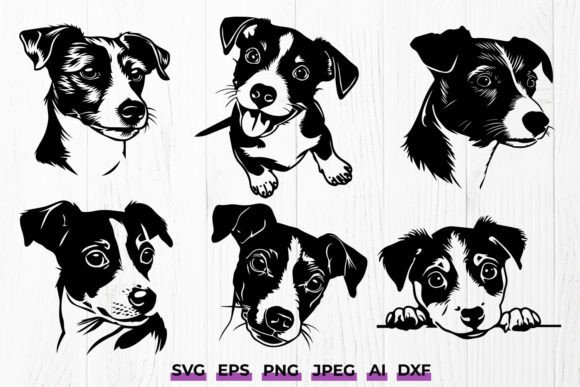 Jack Russell Terrier Dog SVG Bundle