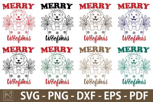 Merry Woofmas Dog SVG Bundle