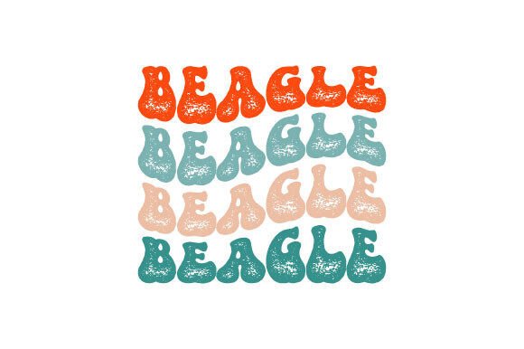 Retro Beagle Dog SVG