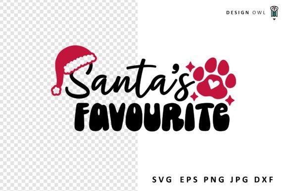 Santa’s Favourite - Christmas Dog SVG
