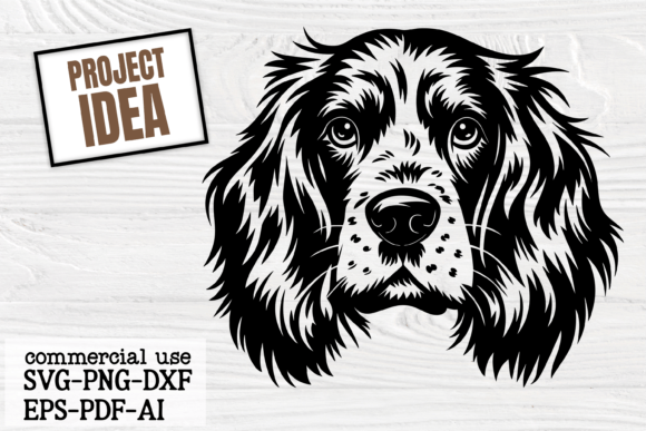 Springer Spaniel Dog SVG Cut File