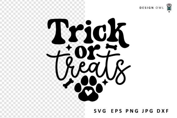 Trick or Treats - Halloween Dog SVG