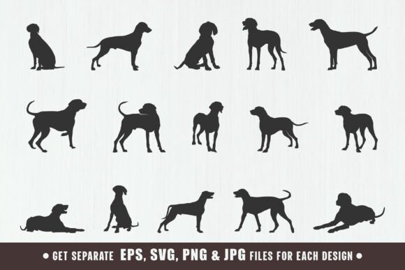 Weimaraner Dog Svg for Real Projects